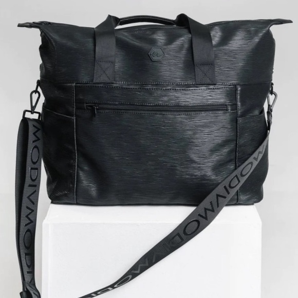 RARE Like new Modiv Carry-All large Tote Bag Black - Picture 2 of 16